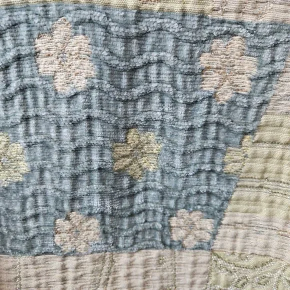 Coldwater Creek Jacket m Blue Green button front textured - Picture 9 of 10